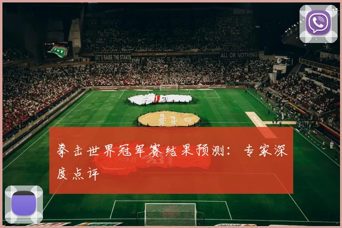 拳击世界冠军赛结果预测：专家深度点评