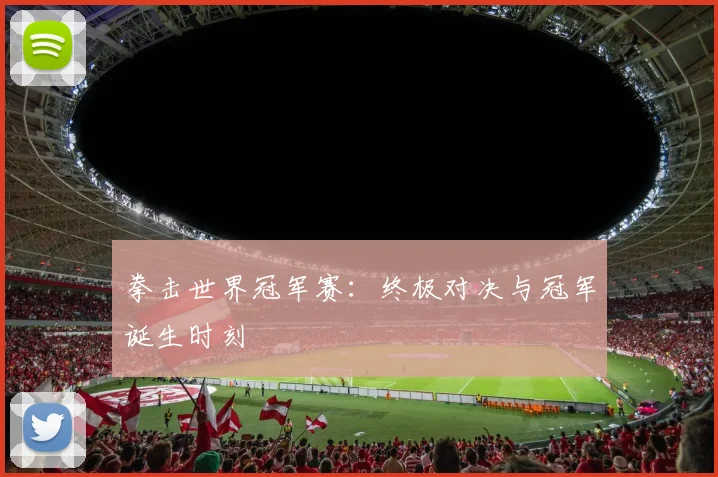 拳击世界冠军赛：终极对决与冠军诞生时刻