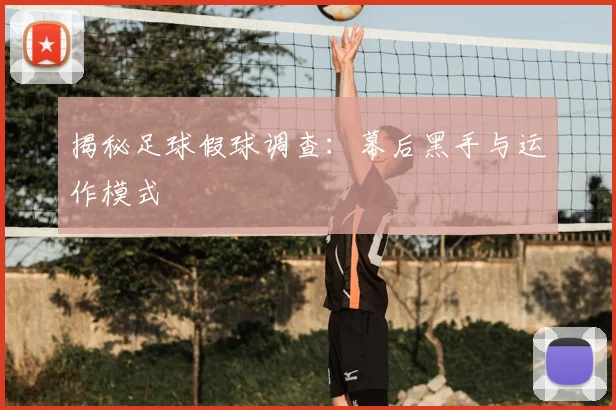 揭秘足球假球调查:幕后黑手与运作模式
